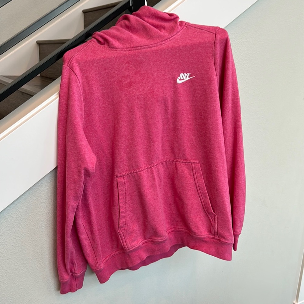 Pink Nike sweatshirt